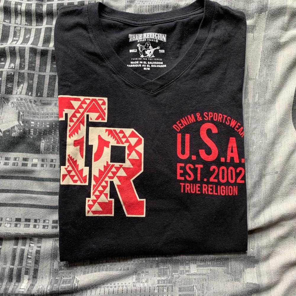 True Religion Men’s Short Sleeve Sz M